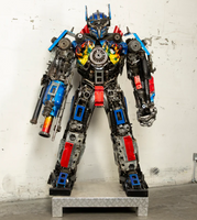 Optimus Prime Inspired Recycled Metal Art Sculpture