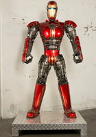 Iron Man Inspired Recycled Metal Art Sculpture