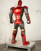 Iron Man Inspired Recycled Metal Art Sculpture