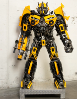 Bumblebee Inspired Recycled Metal Art Sculpture