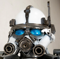 Storm Trooper Inspired Recycled Metal Art Sculpture