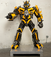 Bumblebee Inspired Recycled Metal Art Sculpture