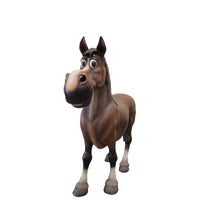 Comic Horse Life Size Statue