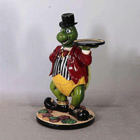 Turtle Butler Life Size Statue