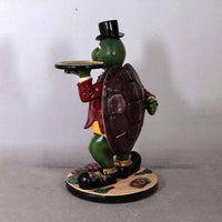 Turtle Butler Life Size Statue