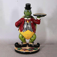 Turtle Butler Life Size Statue