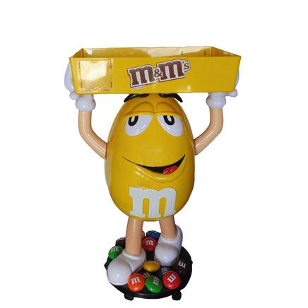 Yellow M&M Candy Cart Statue - LM Treasures 