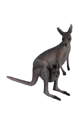 Small Kangaroo Life Size Statue - LM Treasures 