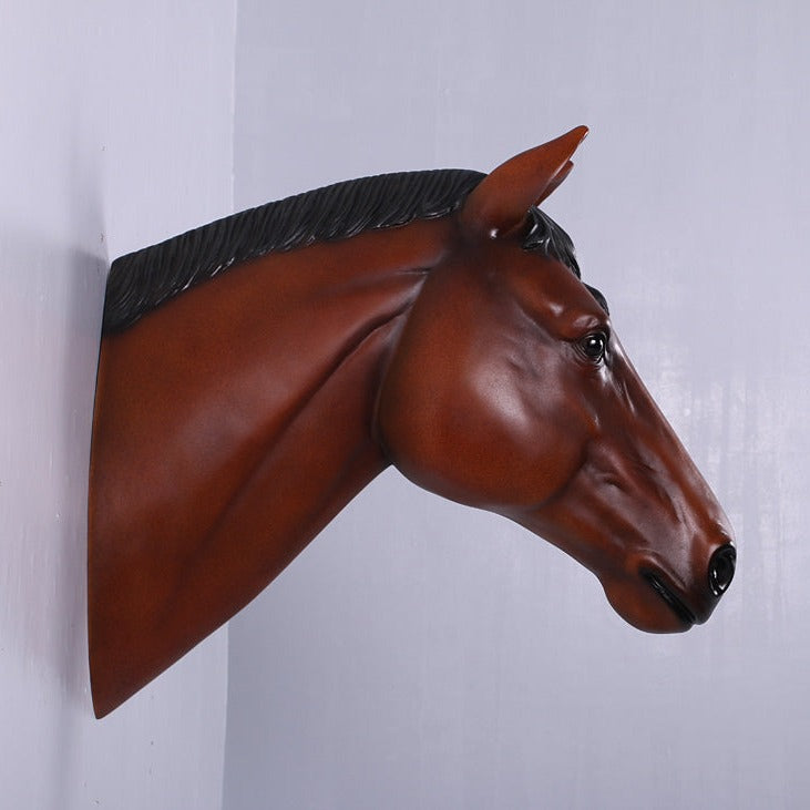 chestnut horse head
