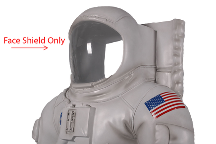 Extra Face Shield For Astronaut Photo Op Life Size Statue - LM Treasures 