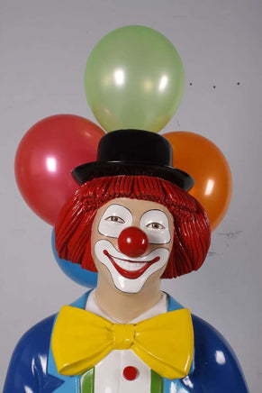 Circus Clown Standing Life Size Statue