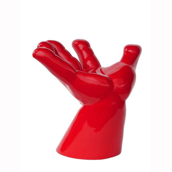 Red Hand Chair Life Size Statue LM Treasures