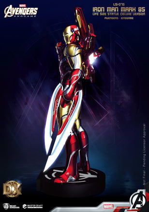 Iron Man Avengers: Endgame Iron Man Mark 85 (Deluxe) Life Size Statue - LM Treasures 