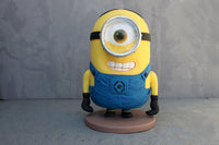 Cartoon Yellow Minion One Eye Life Size Statue - LM Treasures 