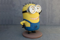 Cartoon Yellow Minion Waving Statue - LM Treasures 