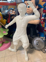 Ronald McDonald All White Life Size Statue - LM Treasures 