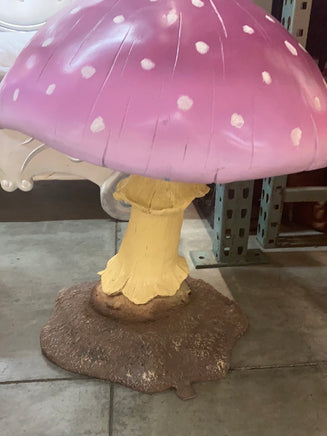 Small Purple Mushroom Over Sized Statue - LM Treasures 