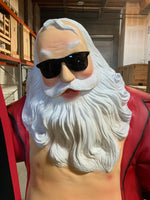 Santa Claus With Surfboard Life Size Christmas Statue - LM Treasures 